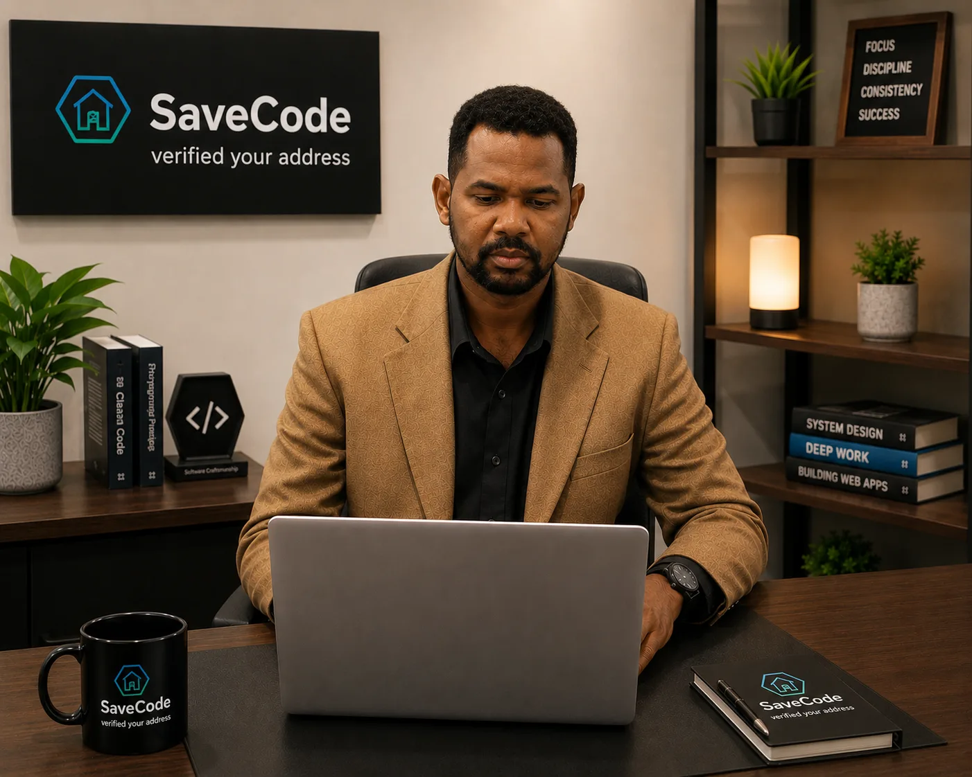 Financial institution using SaveCode